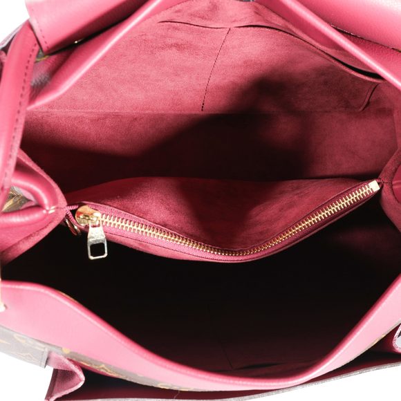 Louis Vuitton Monogram Canvas & Aurore Leather Olympe MM - Picture 7 of 8